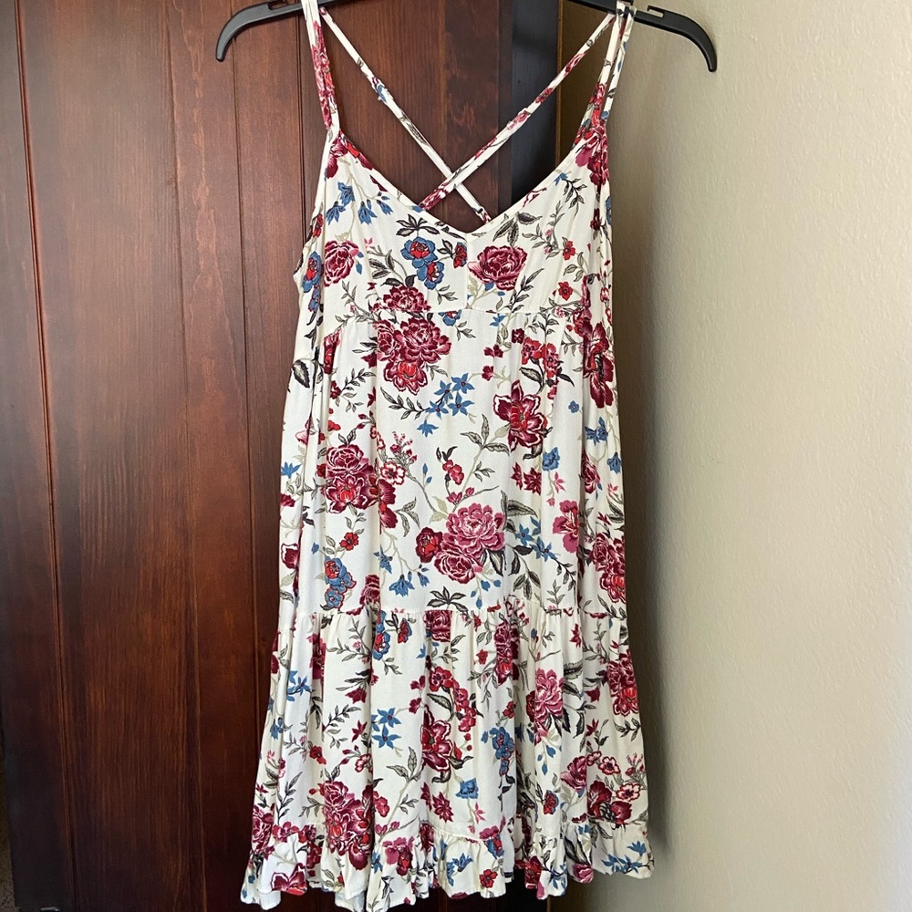 Short Flowered dress 🌹🌷